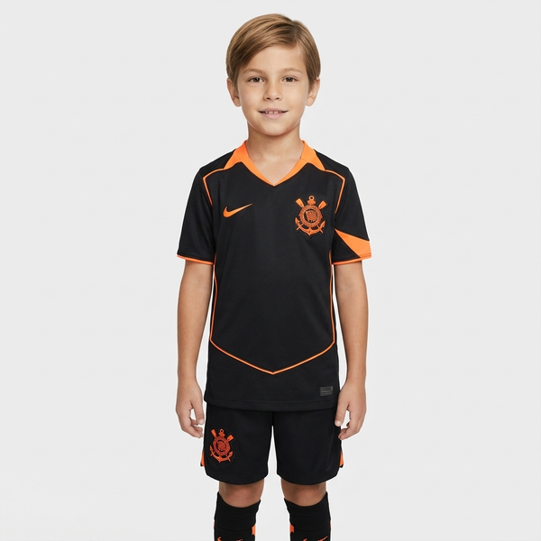 Conjunto Infantil Masculino Nike Corinthians 2025/26 III