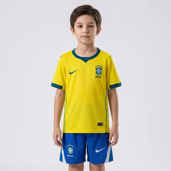 Conjunto Infantil Nike Brasil 2026 Copa do Mundo I