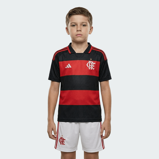 Conjunto Infantil Adidas Flamengo 2026/27 I