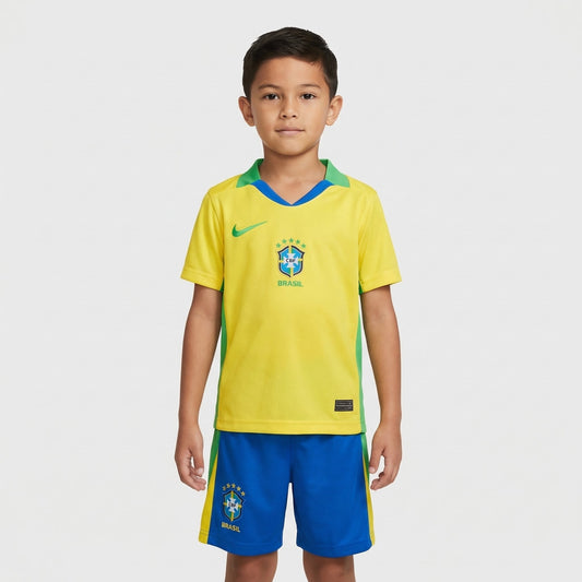Conjunto Infantil Nike Brasil I 2025/2026