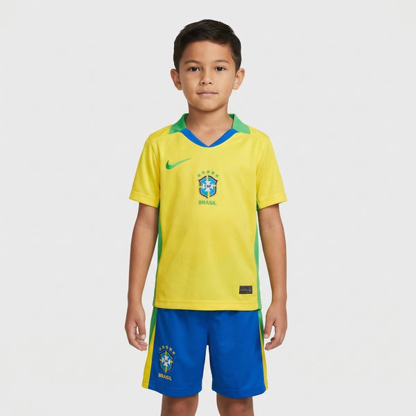 Conjunto Infantil Nike Brasil I 2025/2026